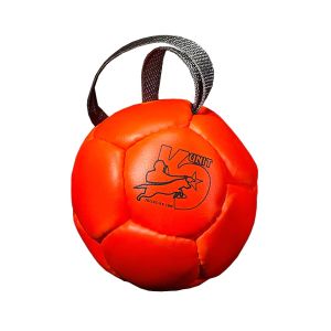 Julius K9 - ръчно шита кожена топка, оранжев цвят, различни размери