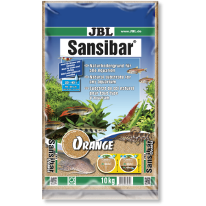 JBL Sansibar ORANGE 10 кг - оранжев, фин субстрат за сладководни и соленоводни аквариуми и терариуми