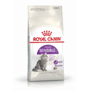PROMO Royal Canin Sensible - суха храна за котки с чувствителен стомах 10 кг. + ПОДАРЪК  SENSORY TASTE JELLY POUCH 12x85g