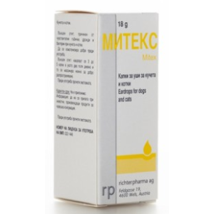 Richter Pharma Mitex / Митекс / - капки за уши 18 гр