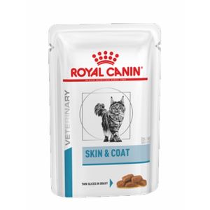 Royal Canin Skin & Coat Pouch - лечебна мокра храна за котки с чувствителна кожа и козина 12x85гр