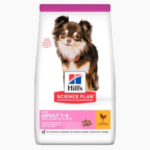 Hill's Science Plan Canine Small&Mini Light - нискокалорична храна за кучета малки породи - 1,5 кг