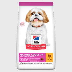 Hill's Science Plan Canine Small&Mini Mature 7+ - храна за кучета малки породи над 7г - 1,5кг 