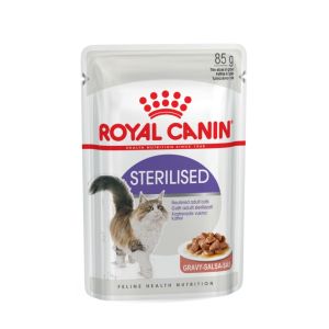 Royal Canin Sterilised Gravy - пауч за кастрирани котки в сос 12 бр. x 85 гр