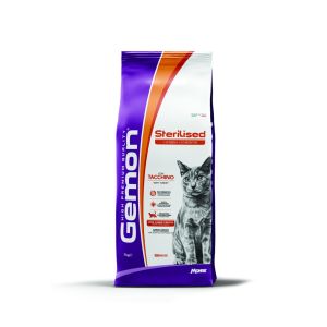 GEMON STERILISED CAT with Turkey - Пълноценна суха храна за кастрирани котки над 1 година с пуешко 7kg