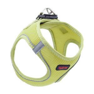 Dubex AIR MESH Harness - нагръдник за кучета, зеленожълт цвят, различни рамери