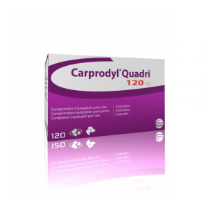 CARPRODYL QUADRI - за намаляване възпалението и болката при кучета 120 mg - 60 таб. 