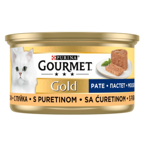 Gourmet Gold - мокра храна за котки - пастет с пуйка 85гр