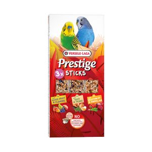 Versele-Laga Prestige Sticks Budgies Triple Variety Pack 3 бр х 30 гр - 3бр. стикове за вълнисти папагали - микс от 3 вкуса, 90 гр