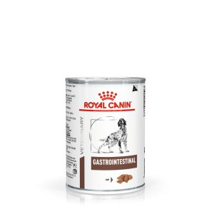 Royal Canin Gastrointestinal Dog - лечебна мокра храна за контрол на храненето на кучетата, формулирана да намалява острите нарушения в чревната абсорбция и да поддържа хранително възстановяване след болест - 400 гр
