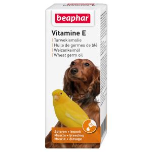 Beaphar Течен, високоусвоим витамин E в стъклено шише - 100 мл 