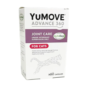 YuMOVE ADVANCE 360 Joint Care for Cats – овкусени таблетки за ставни проблеми (артрози) с екстракт от зеленоуста мида, за котки - 60 таб. 