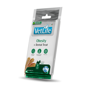 Vet Life Obesity Dental Treat Mini – Дентални стикове за контрол на теглото при кучета от мини породи - 60 г
